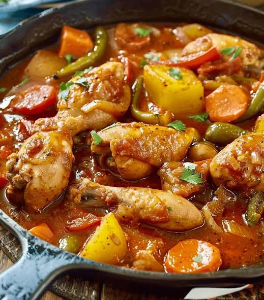 Chicken Caldereta Recipe (Kalderetang Manok)