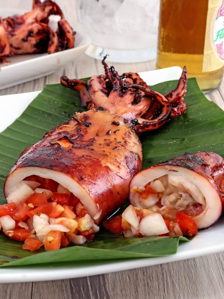 Inihaw na Pusit Recipe (Grilled Squid)