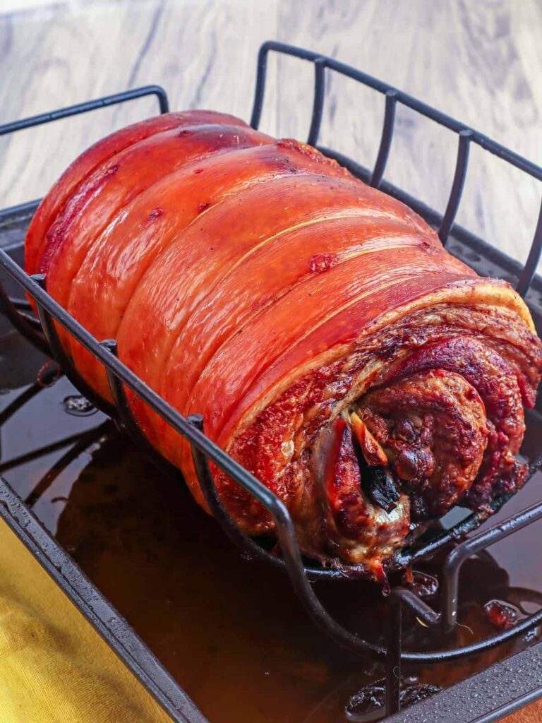 Lechon Liempo Roll Recipe (Filipino Roasted Pork)