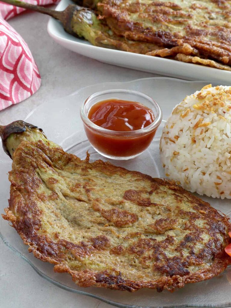 Tortang Talong Recipe (Filipino Eggplant Omelette)