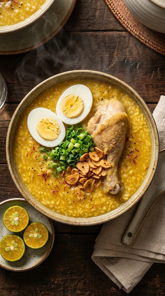 Arroz Caldo Recipe (Filipino Chicken Rice Porridge)